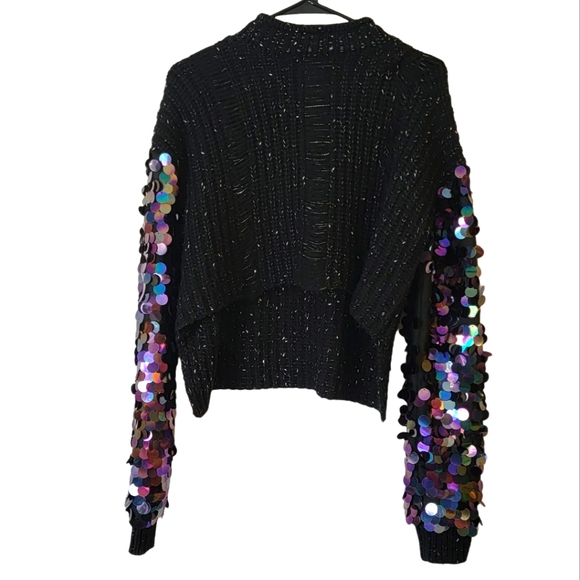 Rehab Sweaters - Rehab sweater size small with sequin sleeves